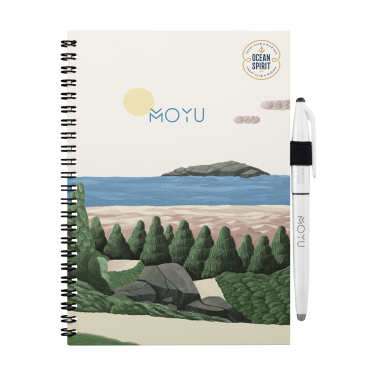 Logo trade promotional giveaway photo of: MOYU Erasable Stone Paper Notebook Custom SoftCover