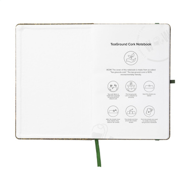 Logotrade advertising products photo of: TeaGround Cork Paper Notebook A5