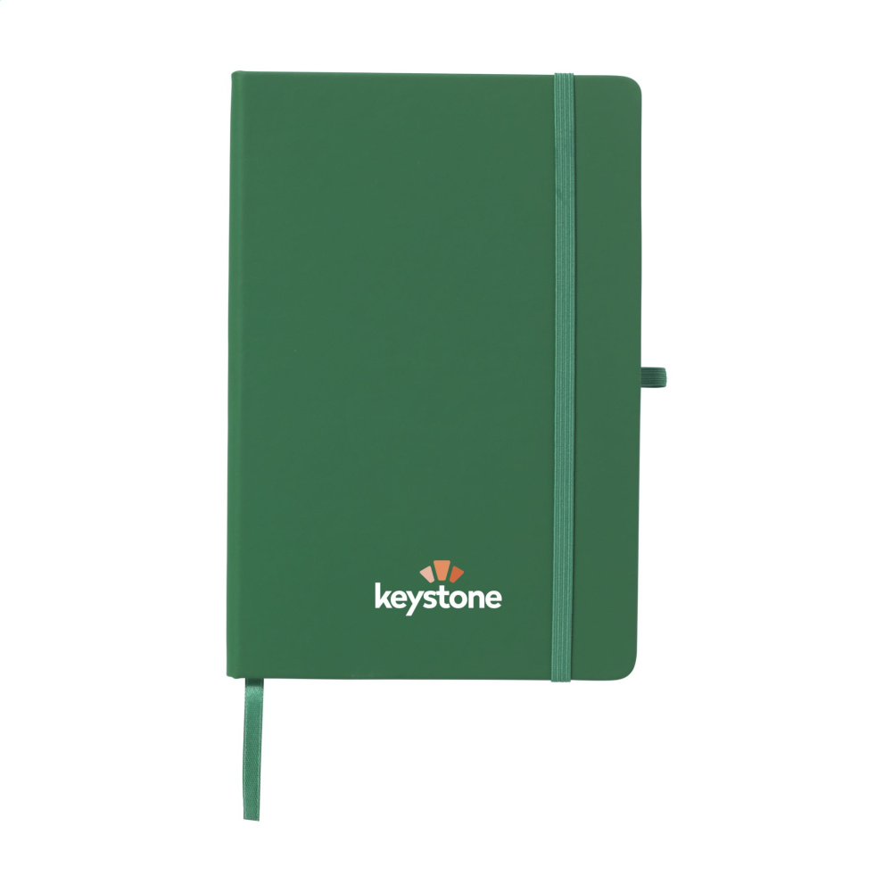 Logotrade promotional merchandise picture of: Recycled GRS PU Paper Notebook A5