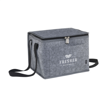 Logo trade promotional giveaway photo of: Keep-it-Cool GRS Felt RPETcooling bag