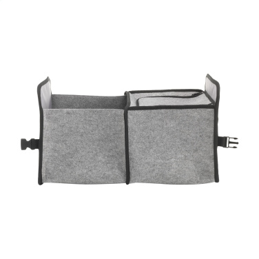 Logo trade promotional giveaways image of: Trunk GRS RPET Felt Organiser Cooler bag