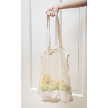 Logo trade promotional items picture of: Natura Organic Mesh Shopper (180 g/m²) shopping bag