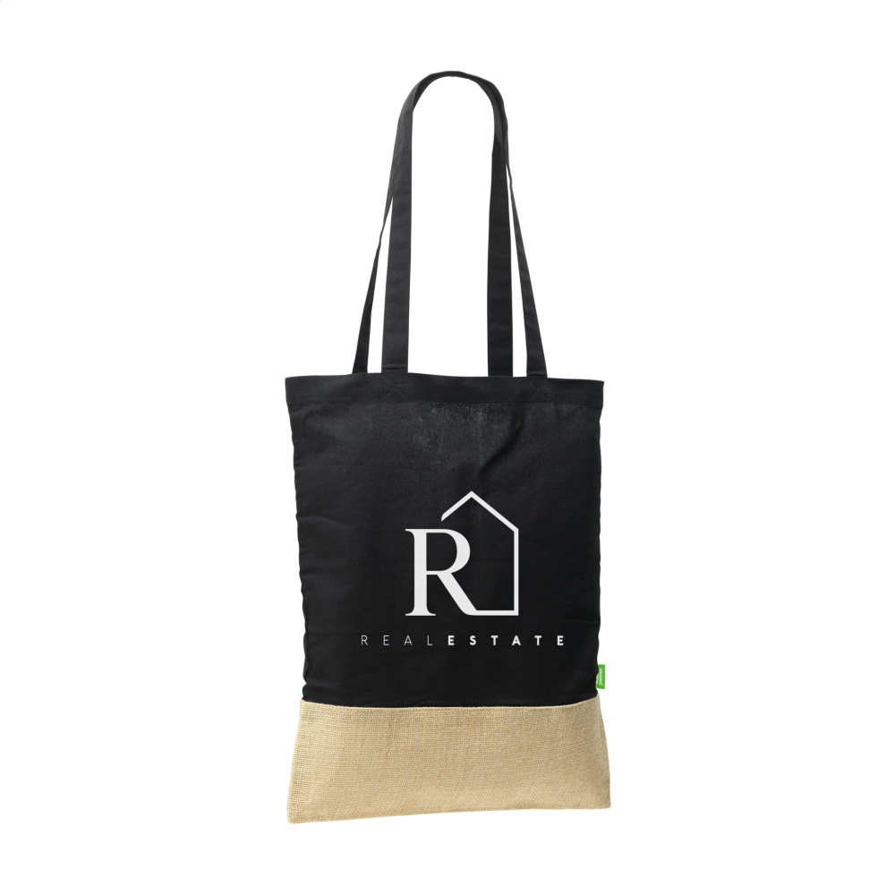 Logo trade advertising product photo of: Combi Organic Shopper (160 g/m²) bag
