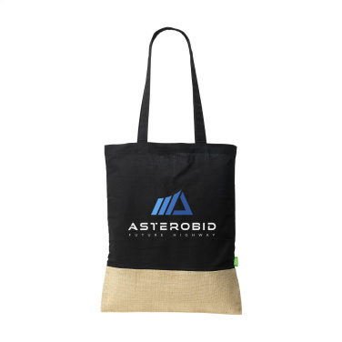 Logotrade promotional products photo of: Combi Organic Shopper (160 g/m²) bag