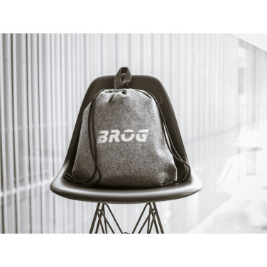 Logotrade promotional giveaway image of: GRS RPET Felt PromoBag Plus backpack