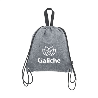 Logo trade promotional giveaway photo of: GRS RPET Felt PromoBag Plus backpack