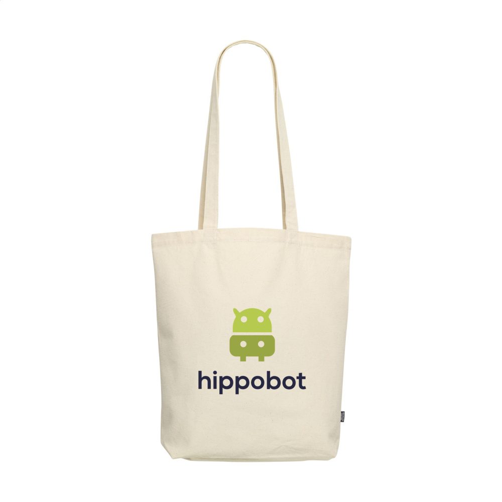 Logotrade business gift image of: GRS Recycled Canvas Bag Natural (260 g/m²)