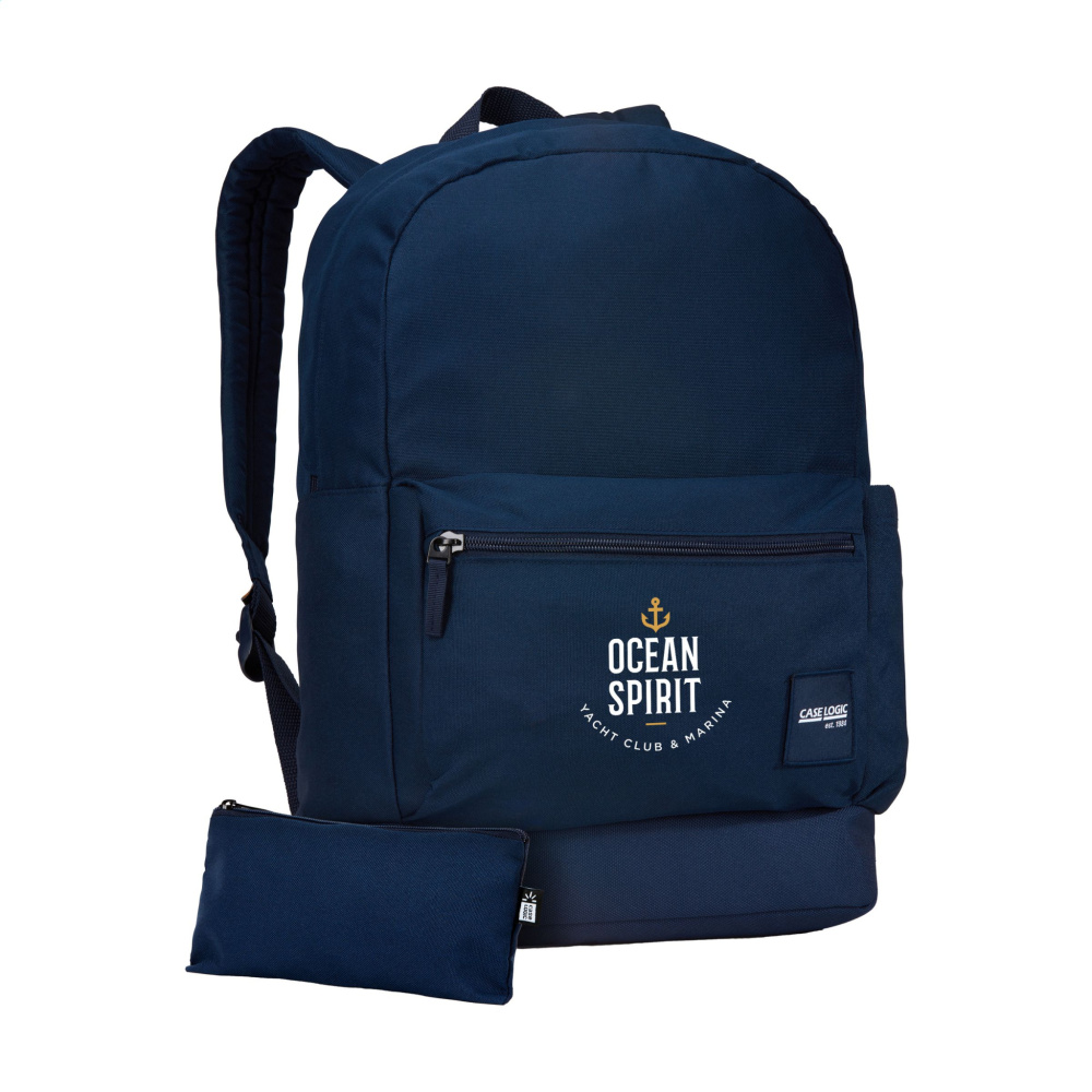 Logo trade promotional merchandise picture of: Case Logic Commence Recycled Backpack 15,6 inch