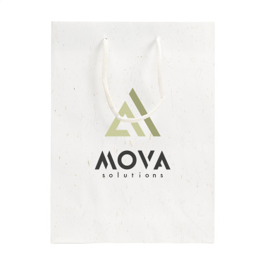 Logo trade corporate gift photo of: Leaf It Bag recycled with straw fibres (180 g/m²) M