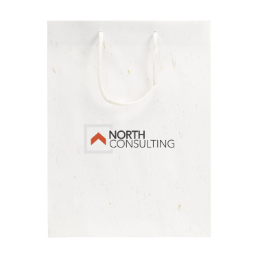Logotrade advertising products photo of: Leaf It Bag recycled with straw fibres (180 g/m²) L