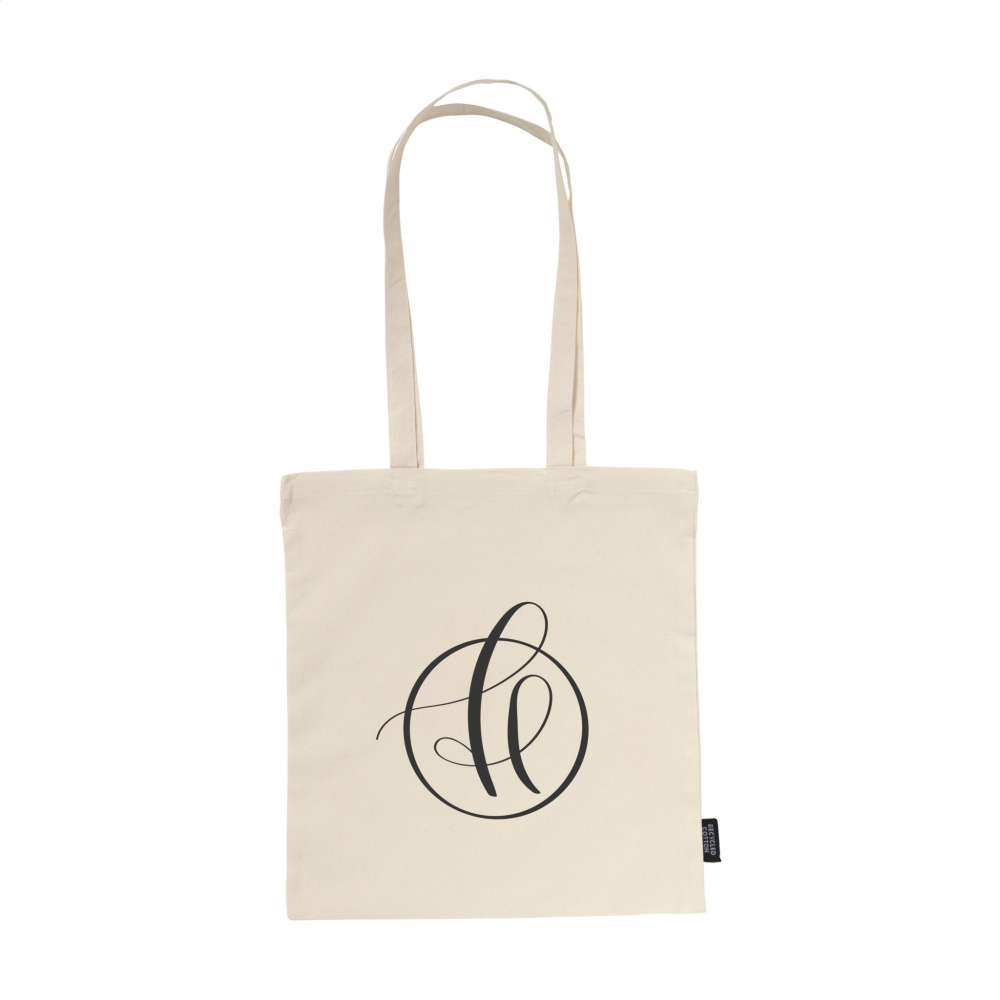 Logo trade promotional items image of: ShoppyBag GRS Recycled Cotton (140 g/m²)