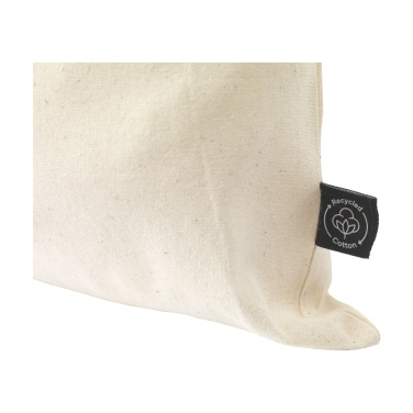 Logotrade promotional products photo of: Gift Pouch Natural GRS Recycled Cotton (150 g/m²) L