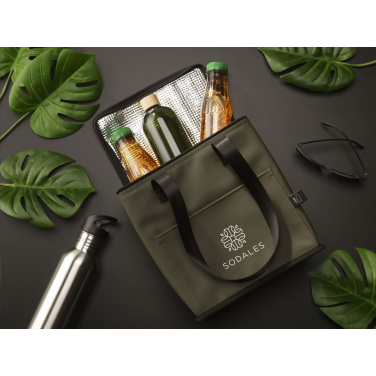 Logo trade promotional giveaways image of: Lennon Recycled PU Cooler Bag