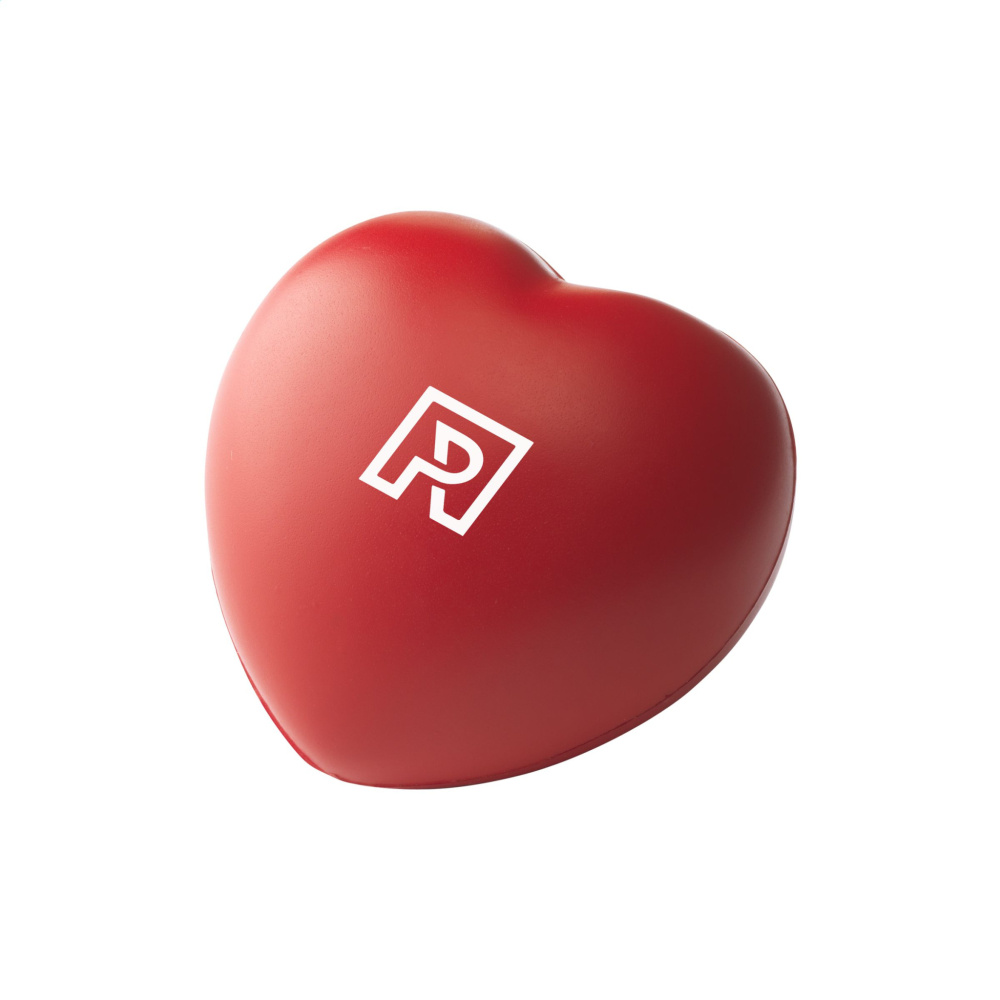 Logo trade business gift photo of: Anti Stress Heart stress ball