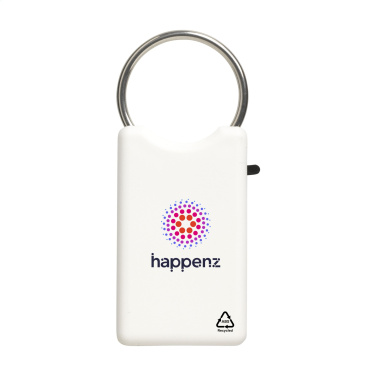 Logo trade promotional merchandise image of: Safe GRS Recycled Key Ring