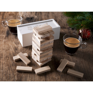 Logo trade advertising product photo of: Tower Game Deluxe X-Mas
