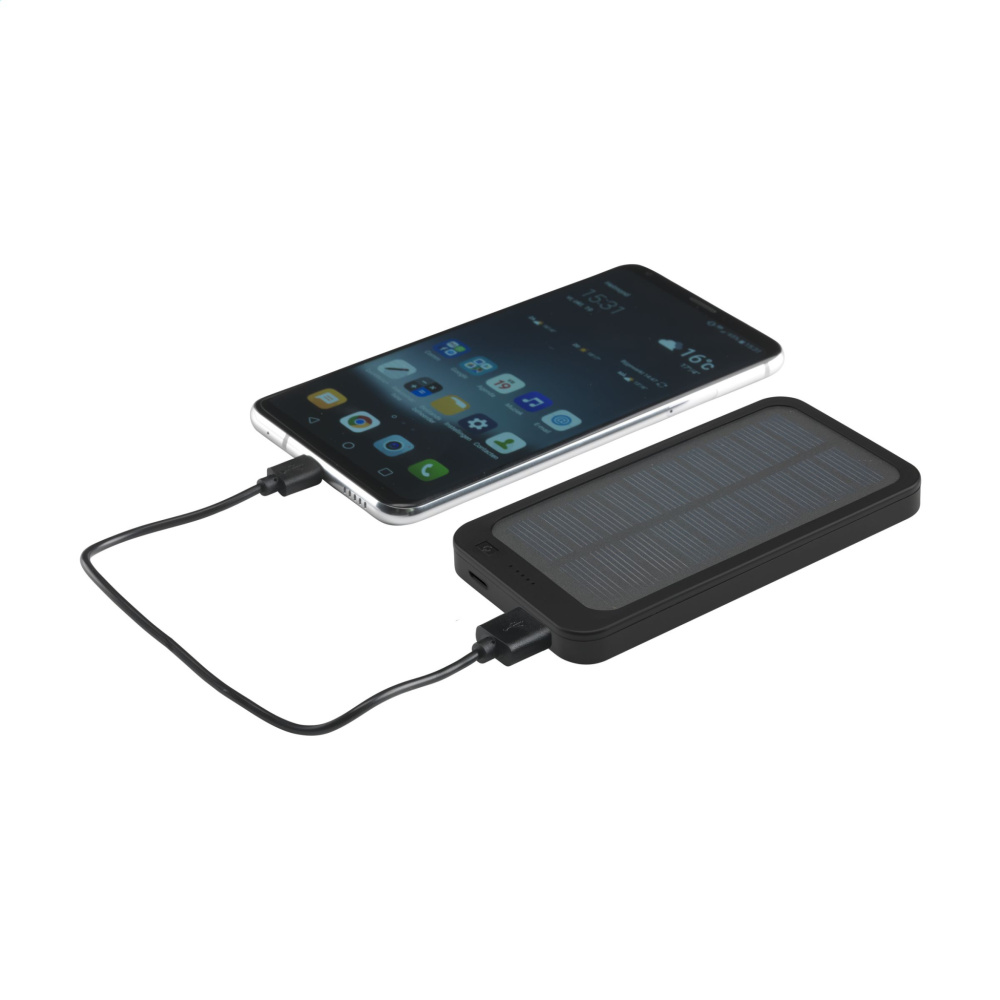 Logotrade promotional giveaway picture of: Solar RCS Powerbank 4000 power charger