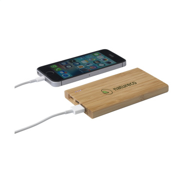 Logotrade promotional merchandise picture of: Bamboo 4000 Powerbank external charger