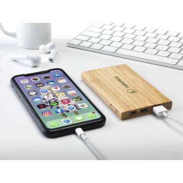 Logotrade advertising product image of: Bamboo 4000 Powerbank external charger
