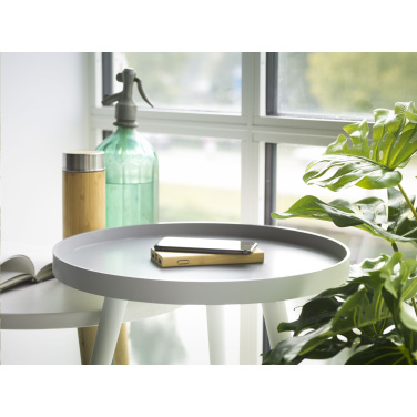 Logo trade promotional products image of: Bamboo 8000 Wireless Powerbank wireless charger
