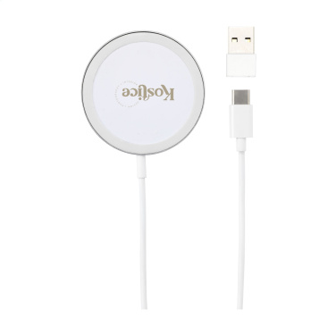 Logo trade advertising product photo of: Force MagSafe 10W Recycled Wireless Charger