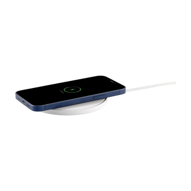 Logo trade corporate gift photo of: Coil RCS Recycled Wireless Charger