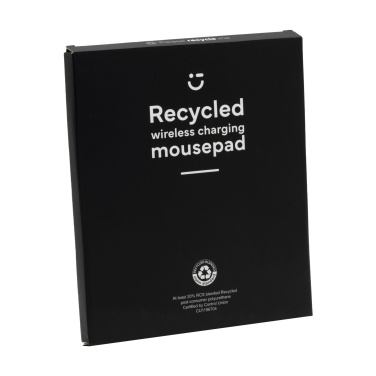 Logotrade promotional giveaway picture of: RCS Recycled Wireless Charging Mousepad