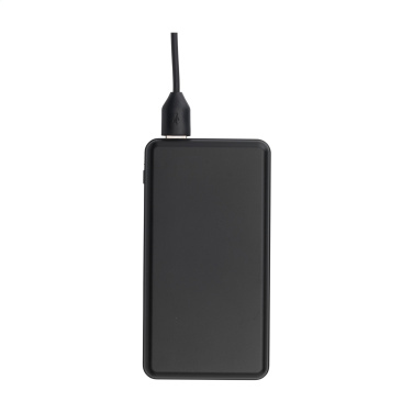Logotrade advertising product picture of: Boru Bamboo RCS Recycled ABS Powerbank Wireless Charger