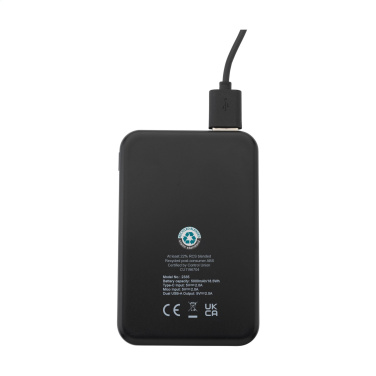 Logotrade advertising products photo of: Compact 5000 RCS Recycled ABS Powerbank