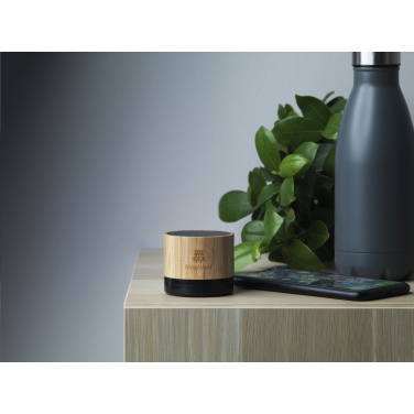 Logo trade corporate gifts image of: Bambox Bamboo Speaker