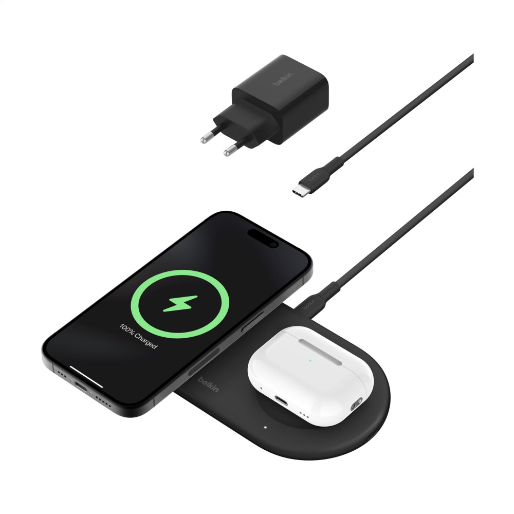 Logotrade corporate gift image of: Belkin BoostCharge Pro 2-in-1 Pad