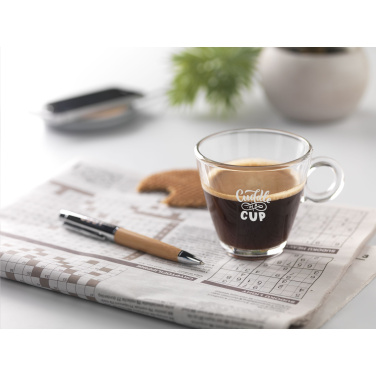 Logotrade promotional item image of: Lugano Coffee Glass 230 ml