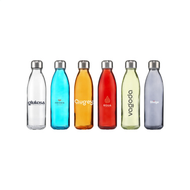 Logotrade promotional merchandise image of: Topflask Glass 650 ml drinking bottle