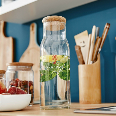 Logotrade business gift image of: Algarve Carafe 1 L with a cork cap