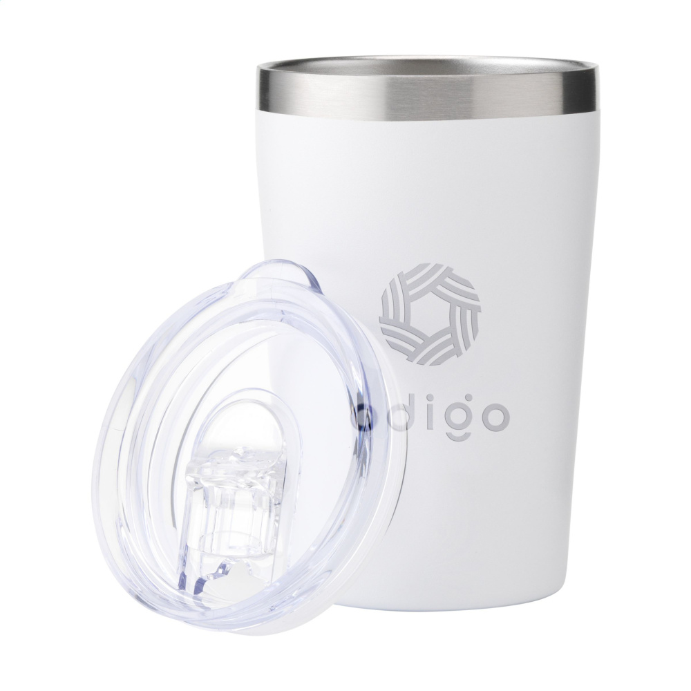 Logo trade promotional gifts image of: Re-Steel RCS Recycled Coffee Mug 380 ml thermo cup