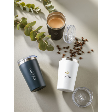 Logo trade advertising products image of: Re-Steel RCS Recycled Coffee Mug 380 ml thermo cup