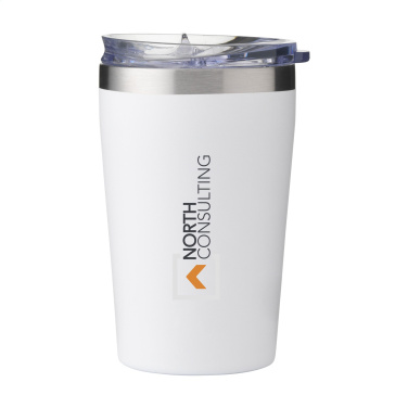 Logotrade promotional giveaway image of: Re-Steel RCS Recycled Coffee Mug 380 ml thermo cup