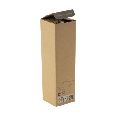 Logo trade promotional gifts image of: Frosted Bottle RCS Recycled Steel 500 ml thermo bottle