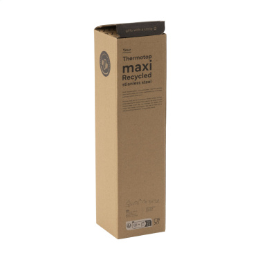 Logotrade promotional merchandise picture of: Thermotop Maxi RCS Recycled Steel 1,000 ml thermobottle