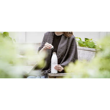 Logotrade promotional gift picture of: Topflask Premium RCS Recycled Steel drinking bottle