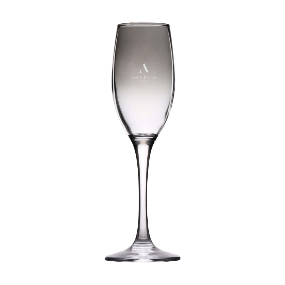 Logo trade promotional gift photo of: Smokey Champagne glass 180 ml