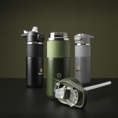 Logo trade advertising products image of: Lynn RCS Recycled Steel Bottle 500 ml