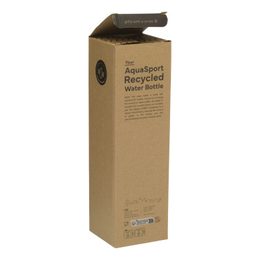 Logo trade promotional product photo of: AquaSport GRS Recycled Water Bottle 1,000 ml
