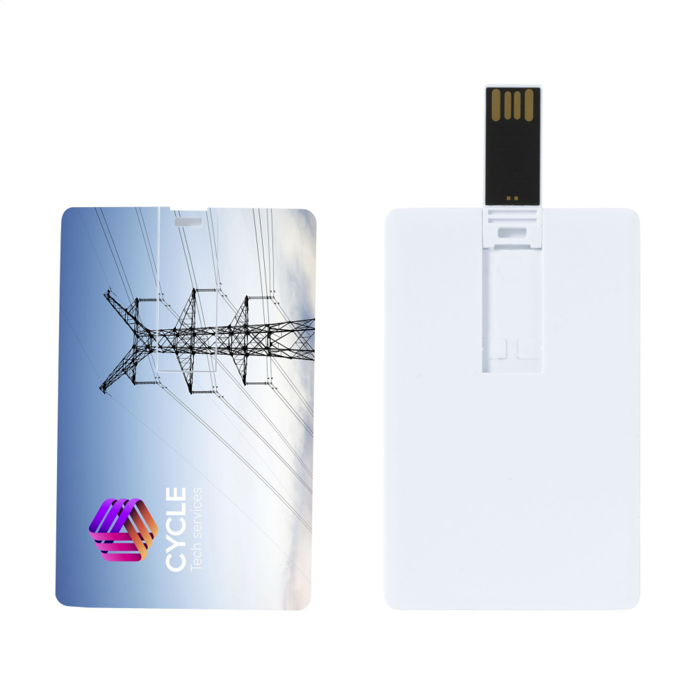 Logotrade corporate gift image of: CredCard USB from stock 4 GB