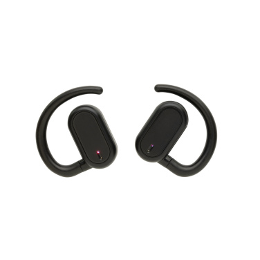 Logotrade promotional product picture of: Fitsound RCS recycled plastic open ear TWS earbuds