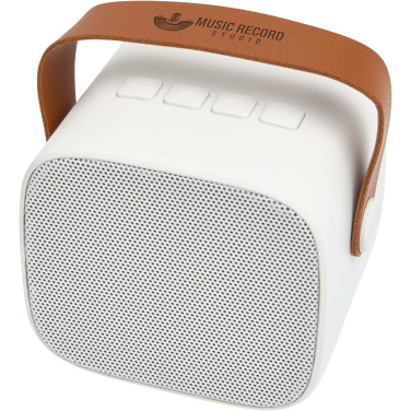 Logo trade promotional merchandise photo of: Diya 3W wireless recycled plastic speaker
