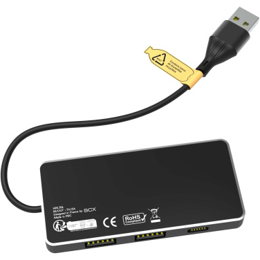 Logotrade corporate gifts photo of: SCX.design H20 8-in-1 USB hub with dual input and 6-ports