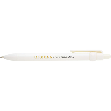 Logo trade promotional items image of: Fidget recycled plastic ballpoint pen (black ink)