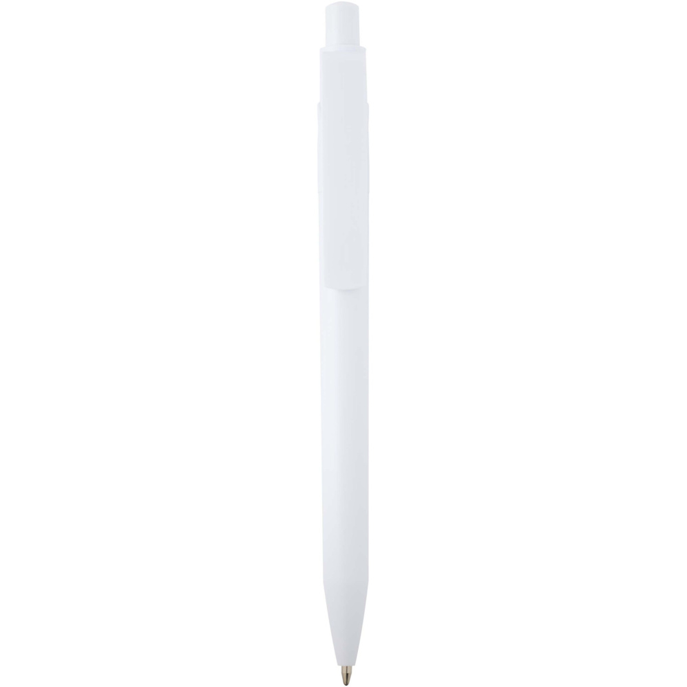 Logo trade promotional gifts picture of: Unica recycled plastic ballpoint pen (blue ink)