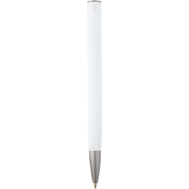 Logo trade promotional giveaway photo of: Ziggur aluminium ballpoint pen (blue ink)